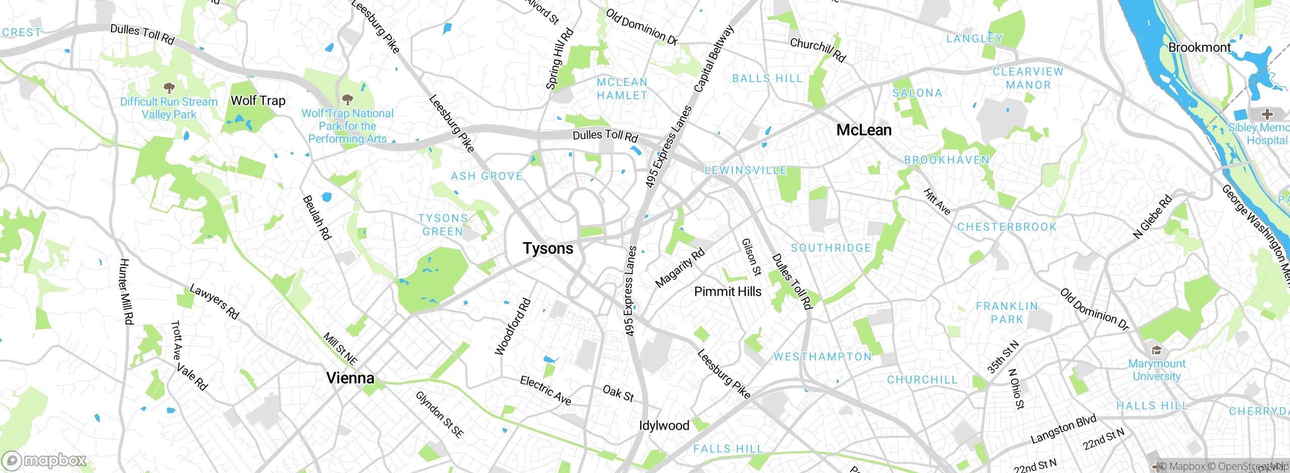 Map showing approximate location