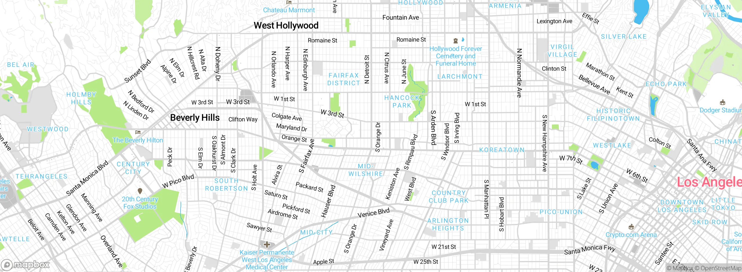 Map showing approximate location