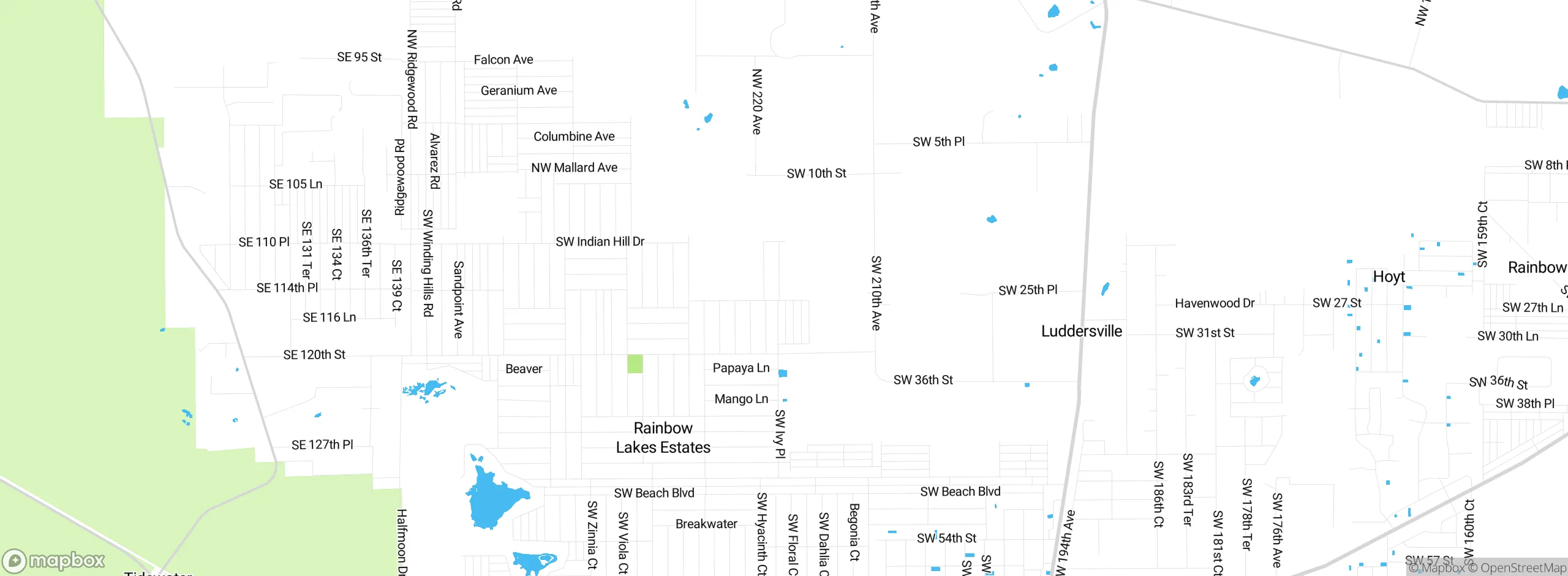 Map showing approximate location