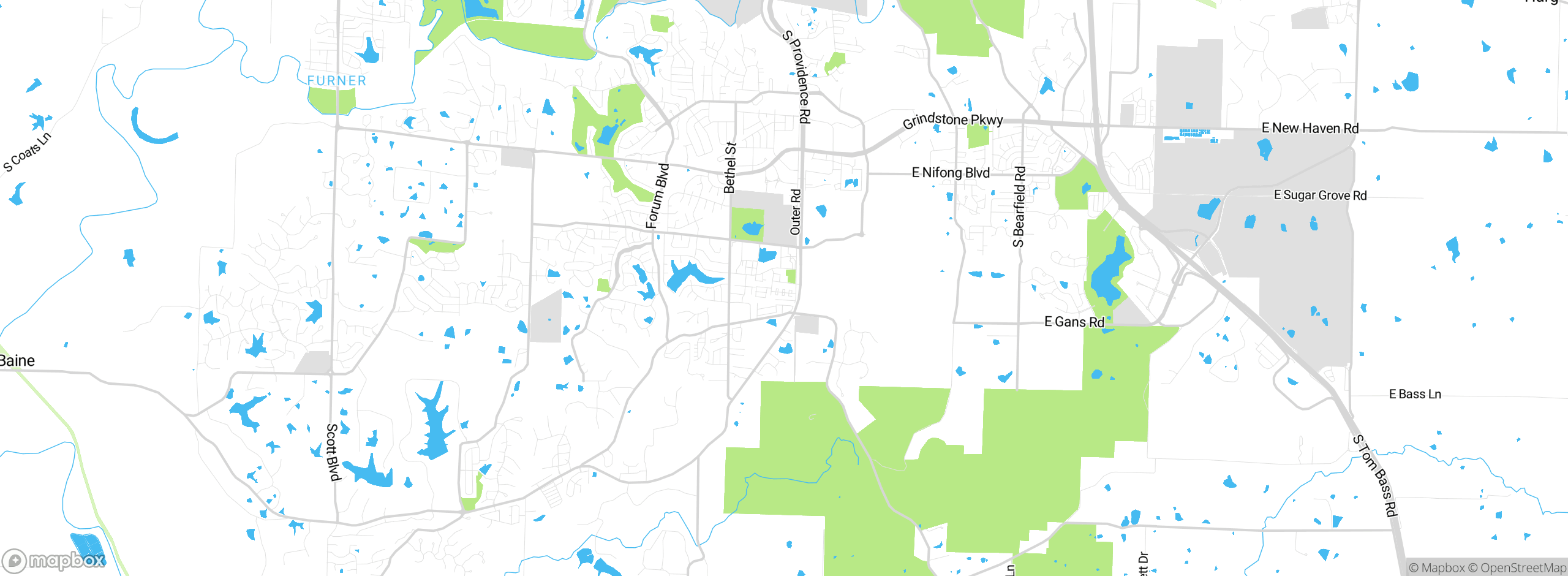 Map showing approximate location