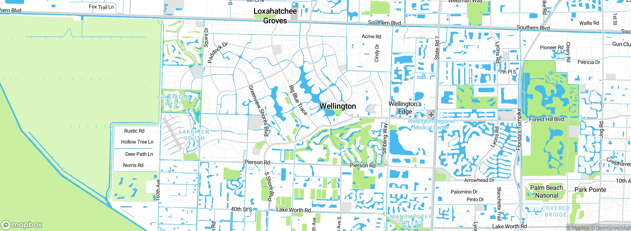 Map showing approximate location