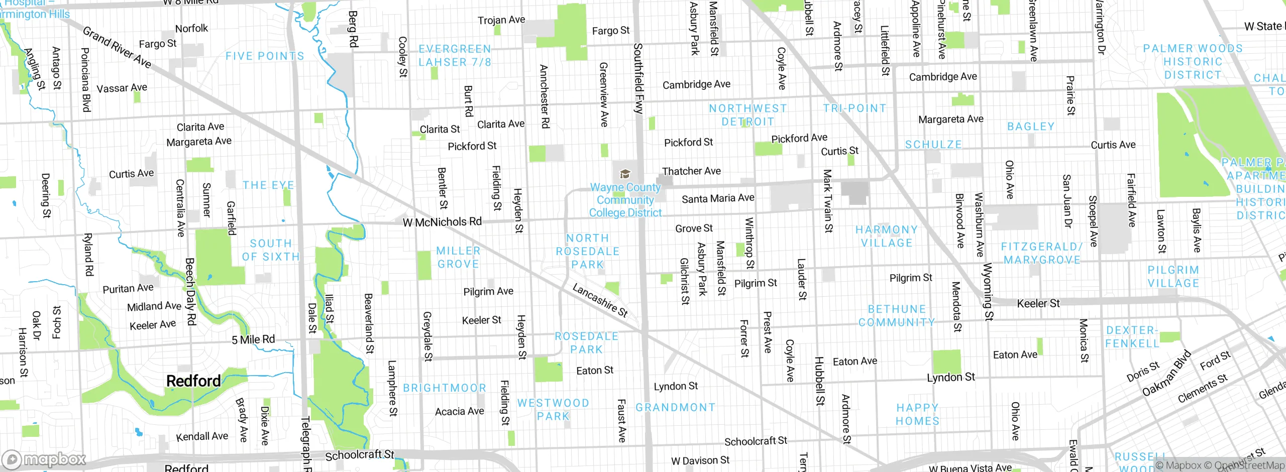 Map showing approximate location