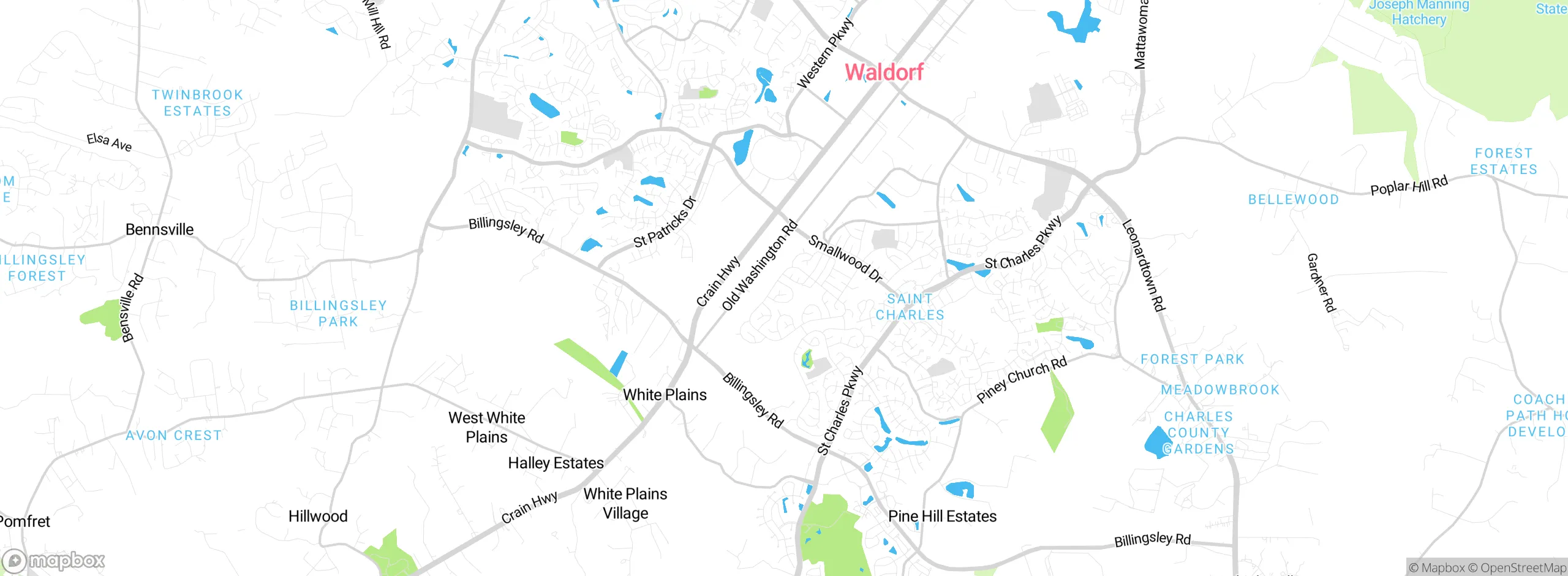 Map showing approximate location