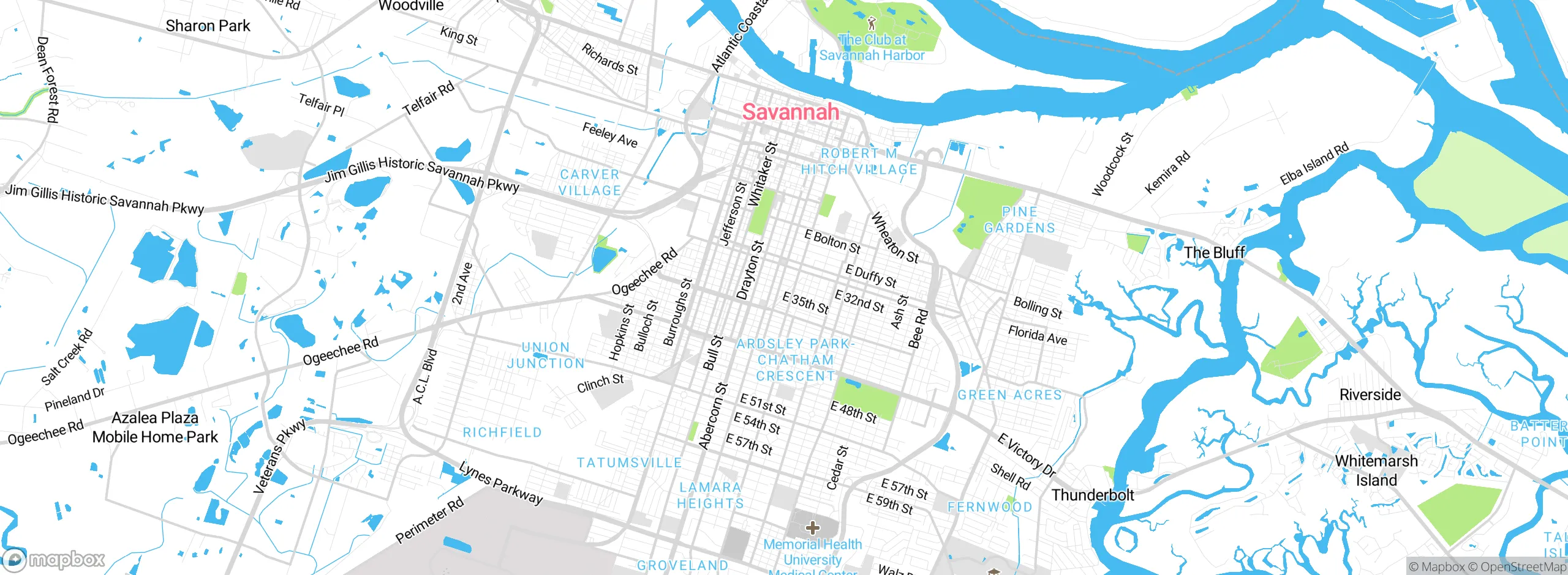 Map showing approximate location