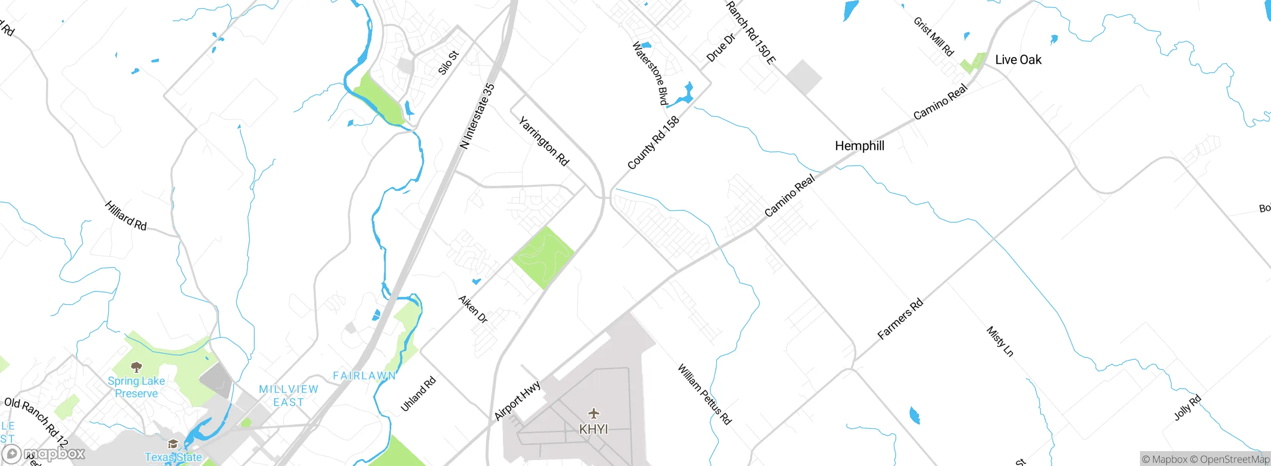Map showing approximate location