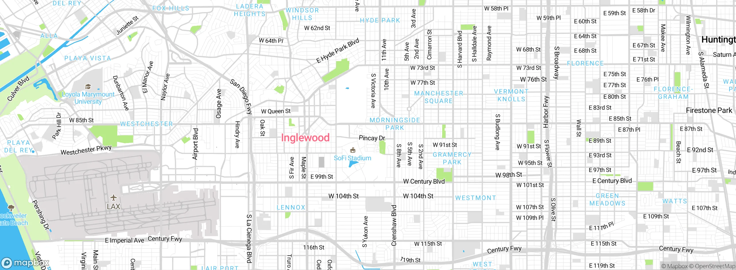 Map showing approximate location