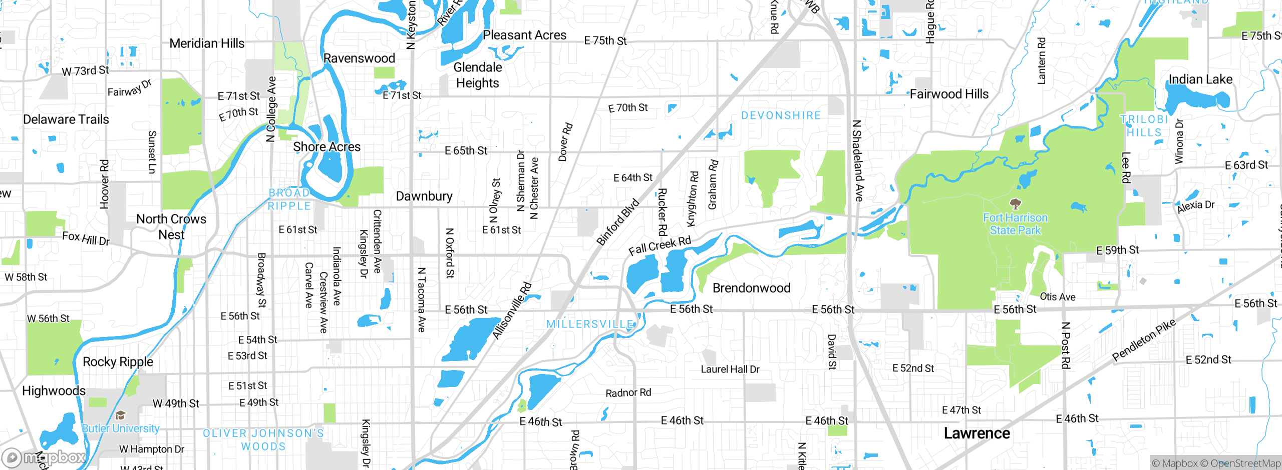 Map showing approximate location
