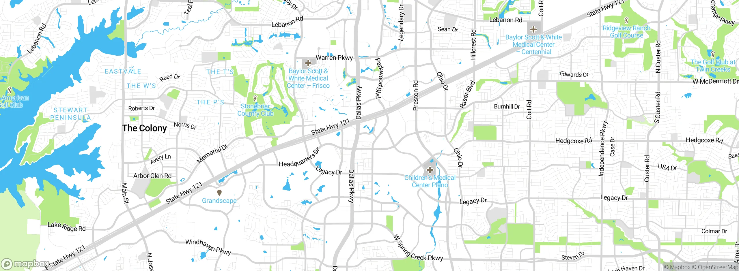 Map showing approximate location