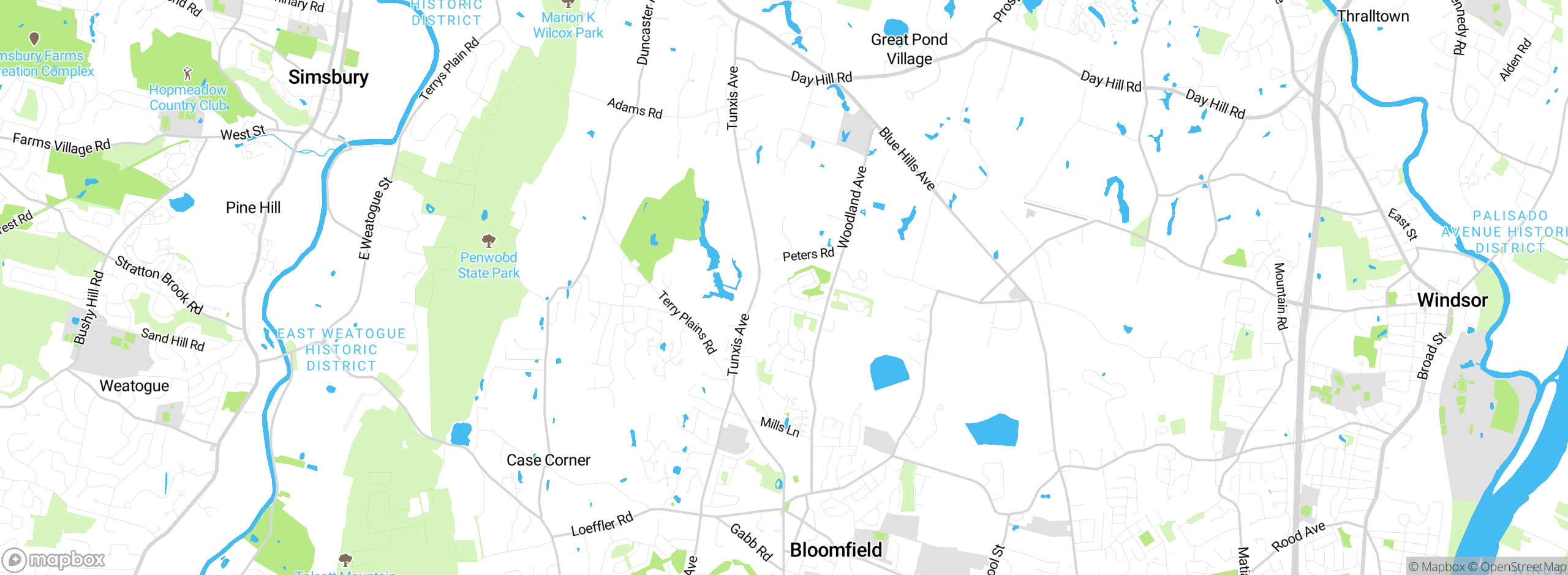 Map showing approximate location