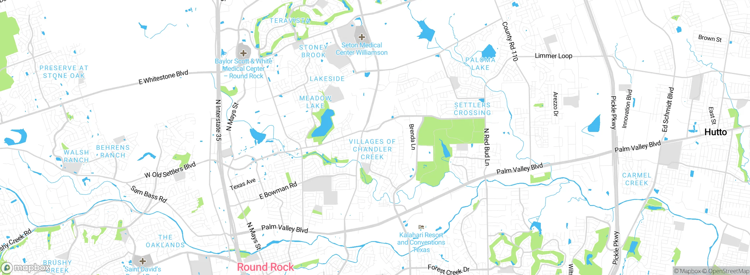 Map showing approximate location