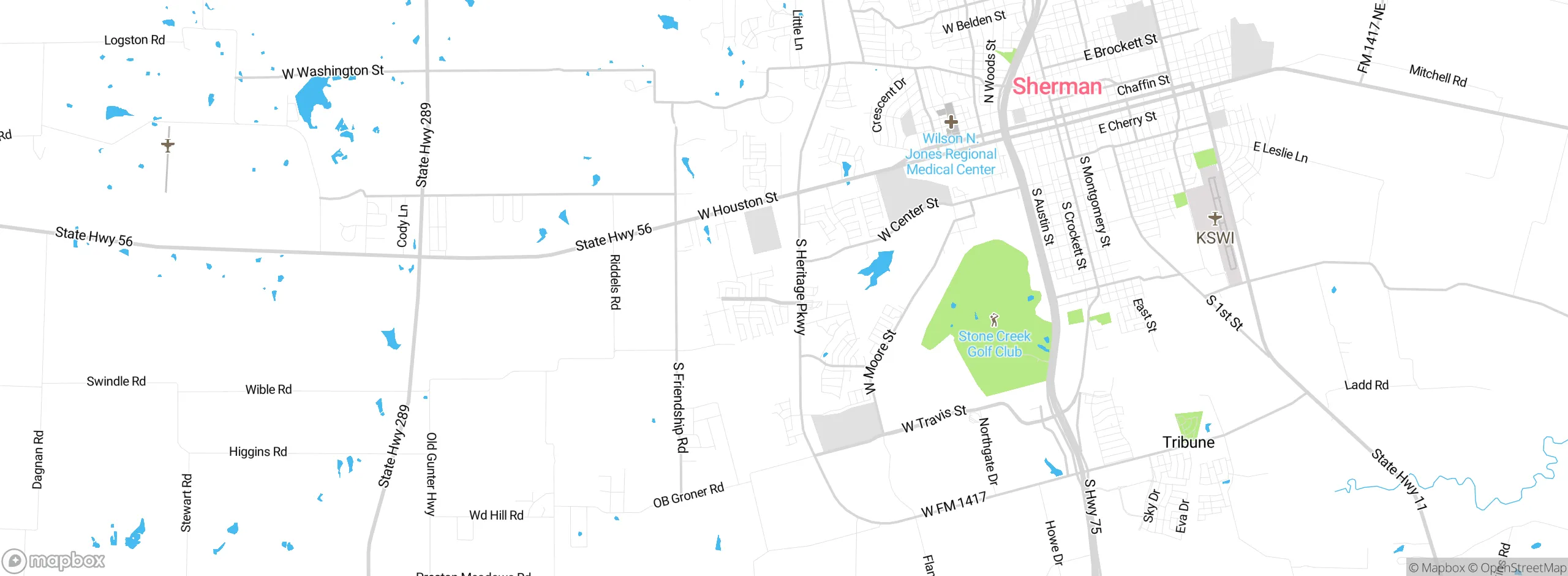 Map showing approximate location