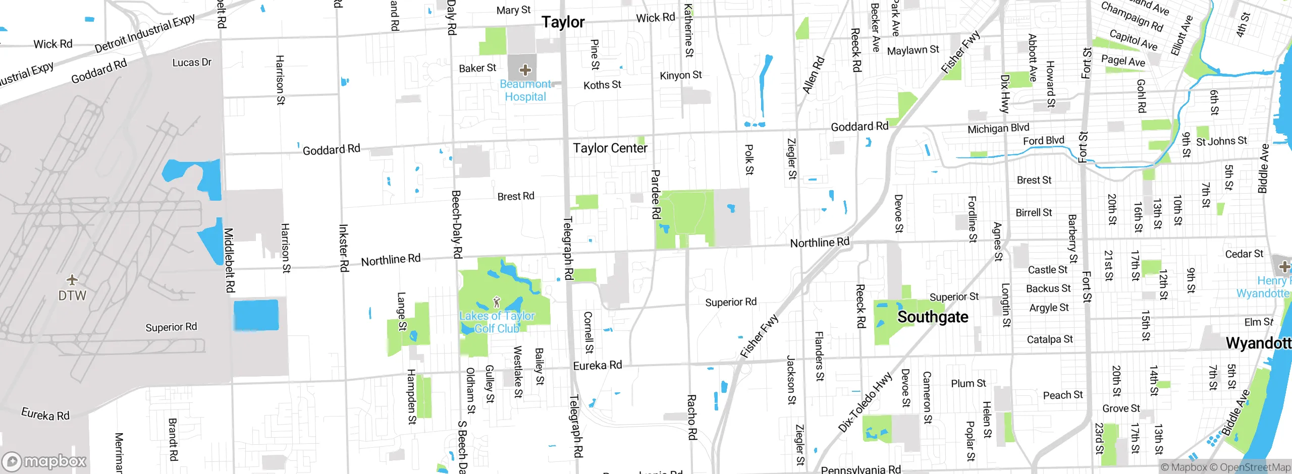 Map showing approximate location