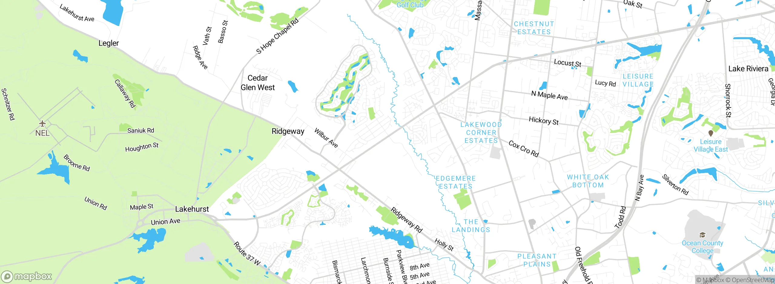 Map showing approximate location