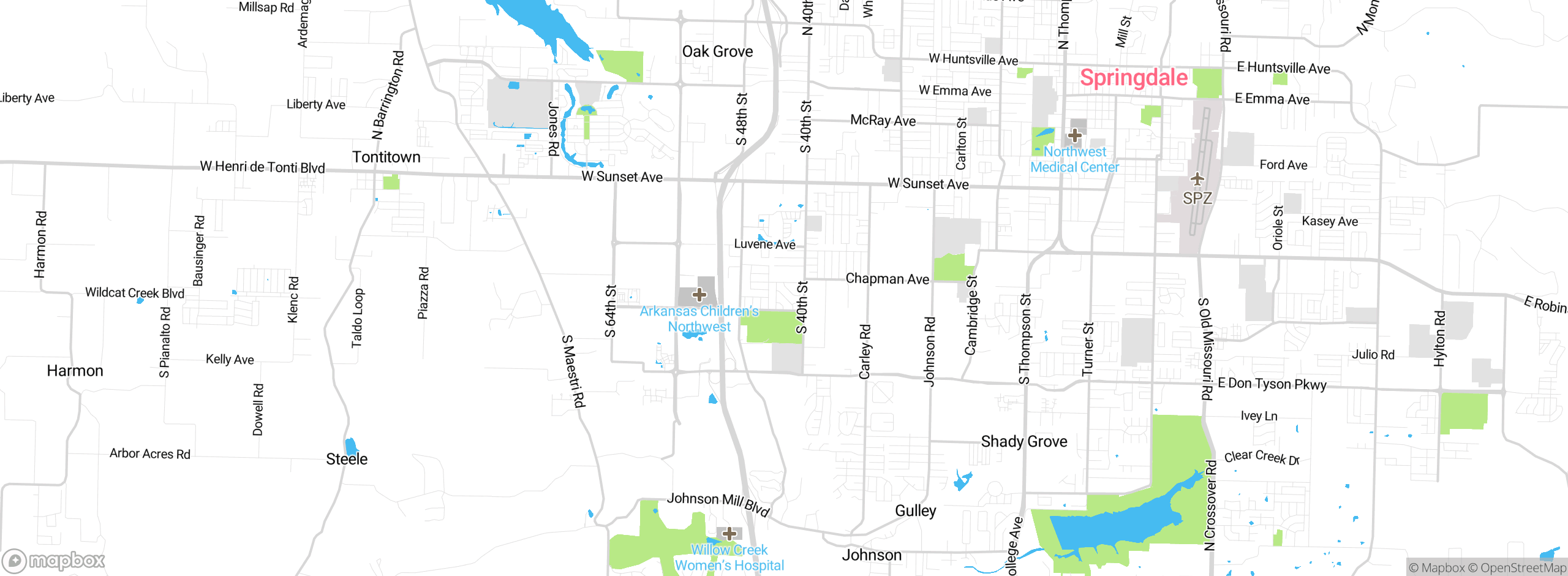Map showing approximate location