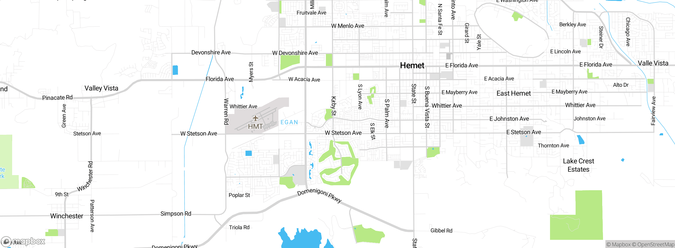 Map showing approximate location