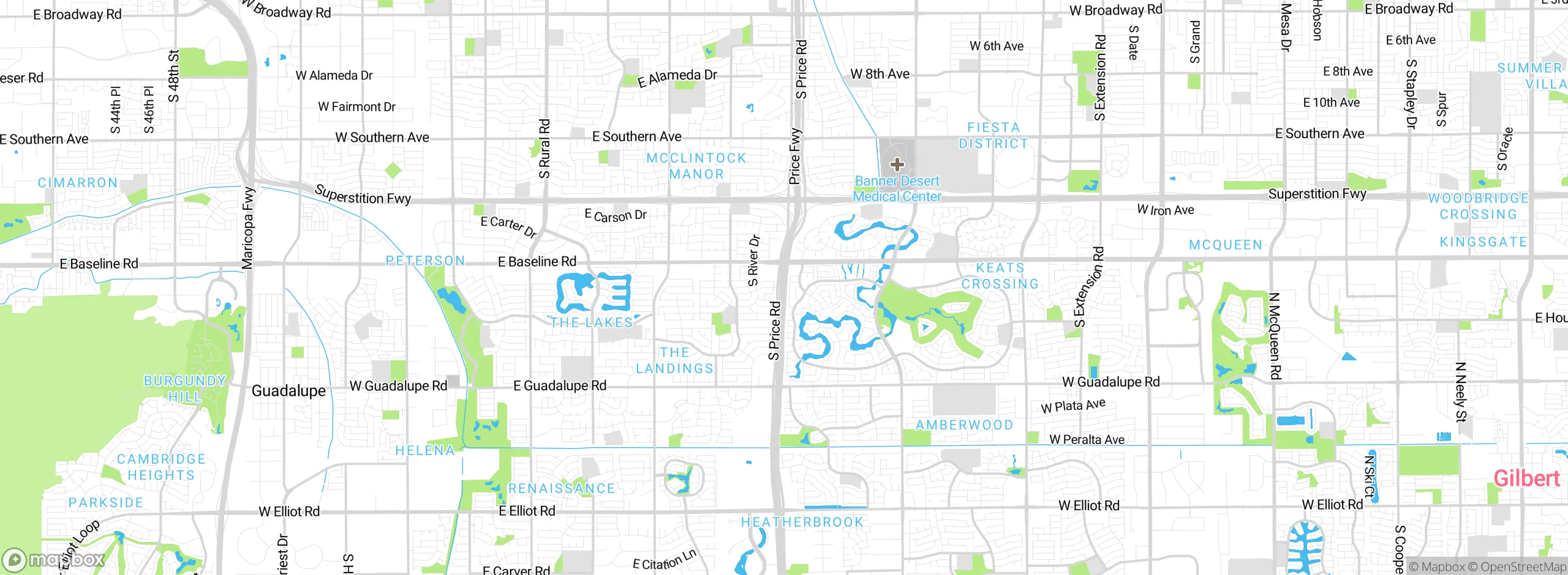 Map showing approximate location