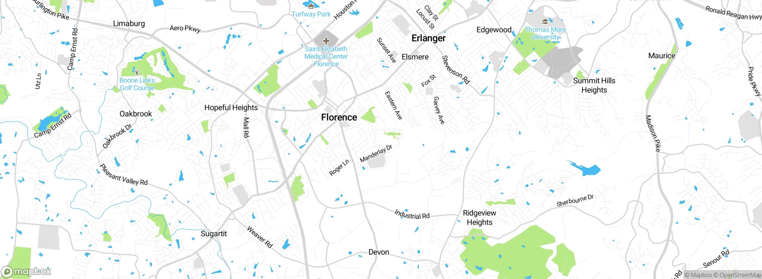 Map showing approximate location