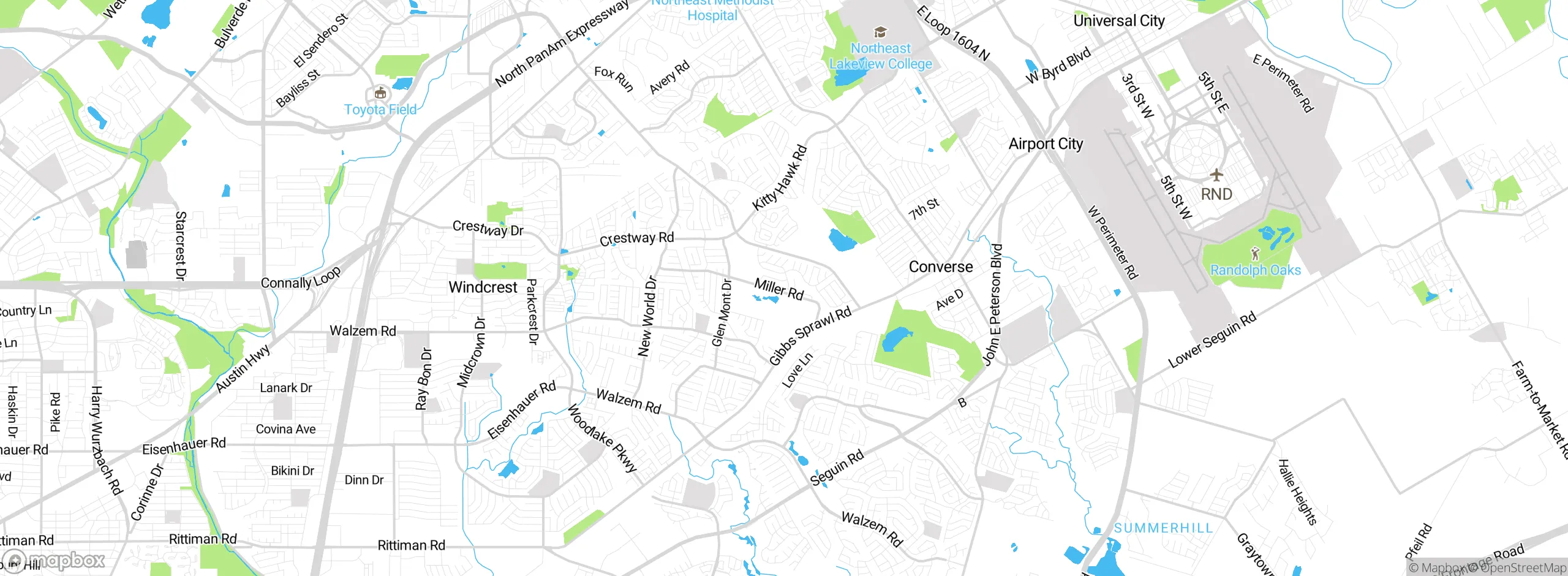 Map showing approximate location