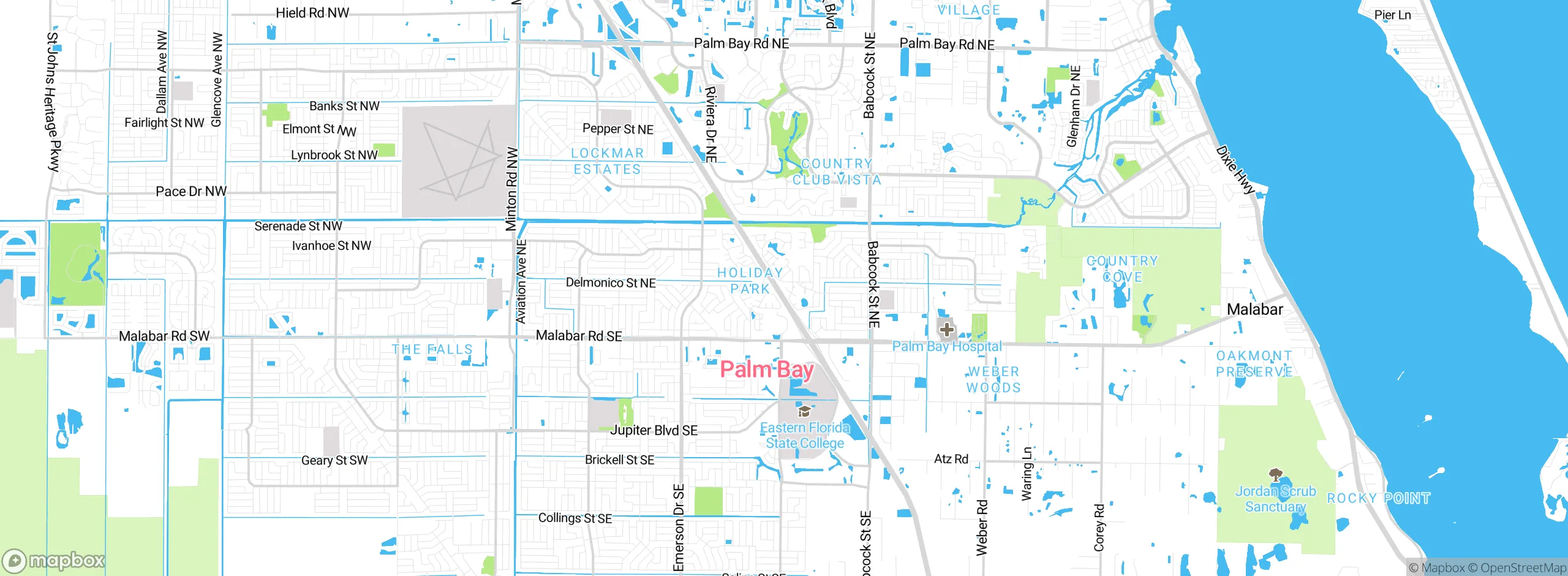 Map showing approximate location