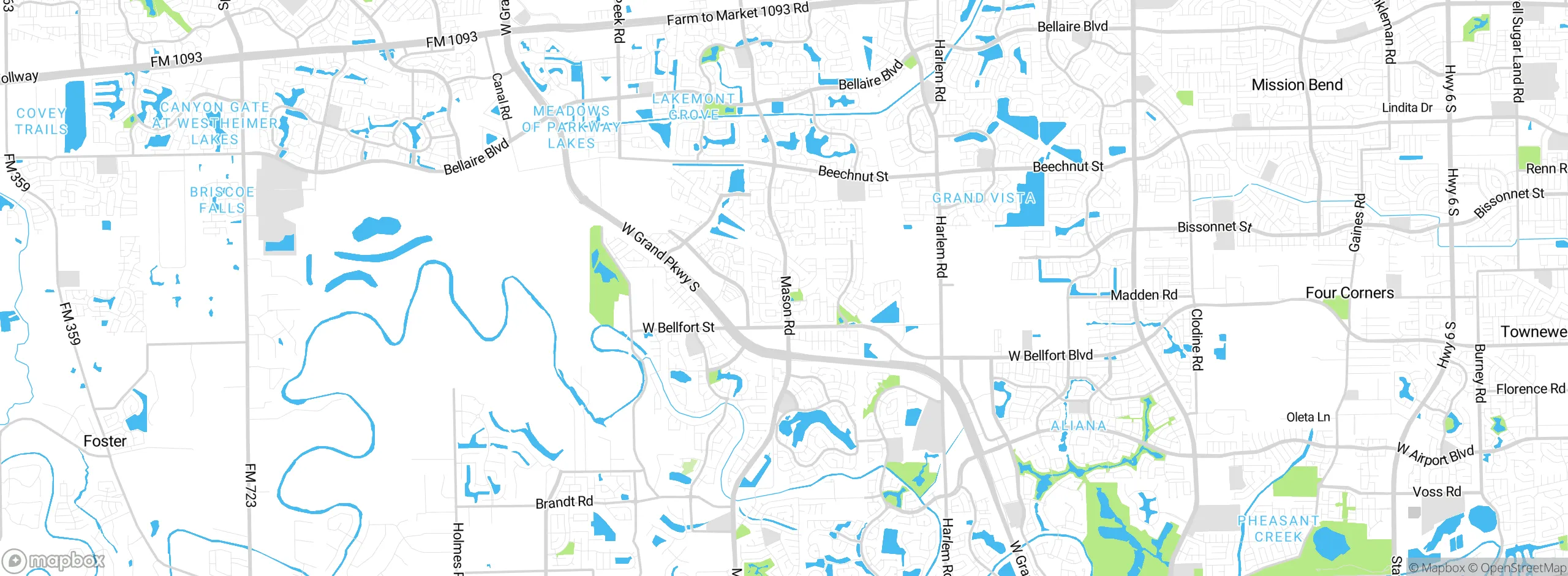 Map showing approximate location