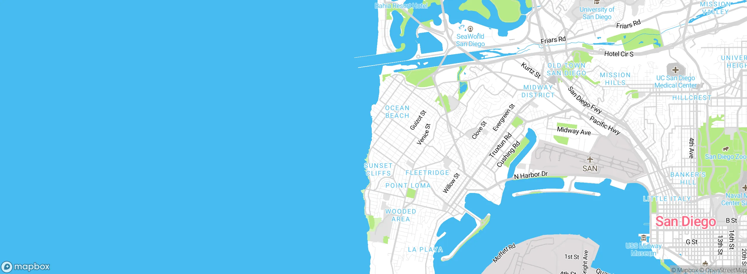 Map showing approximate location