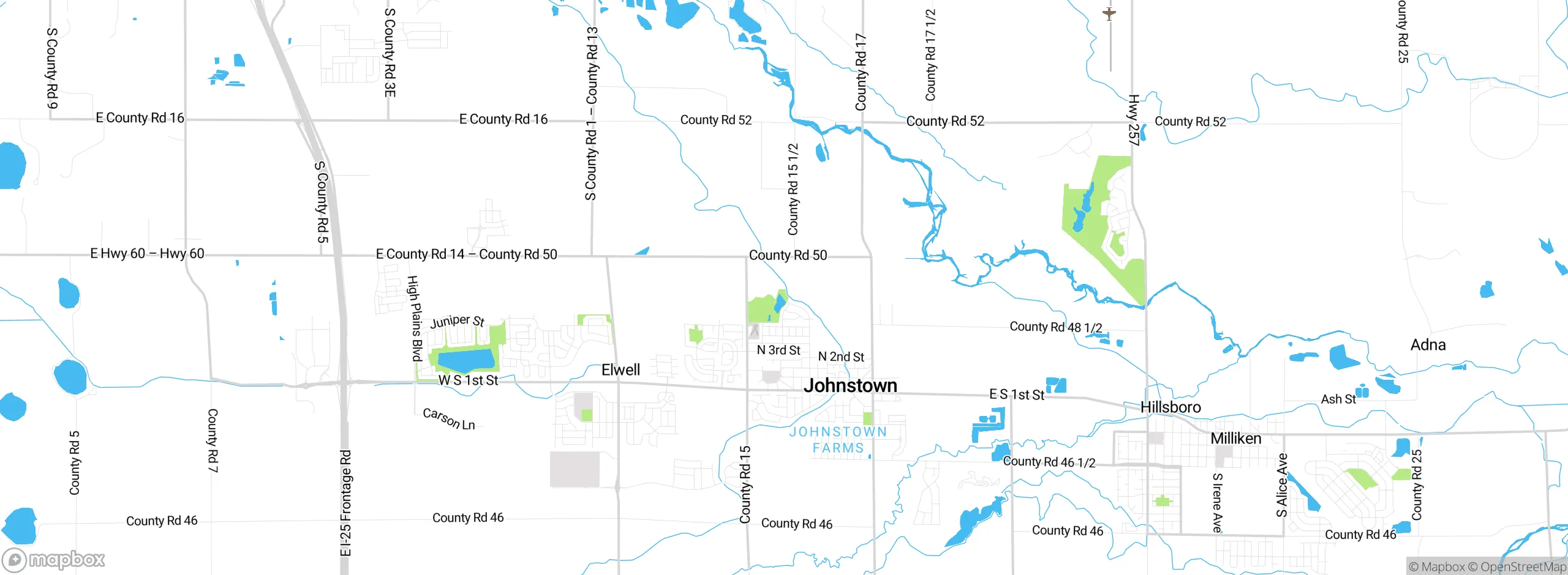 Map showing approximate location
