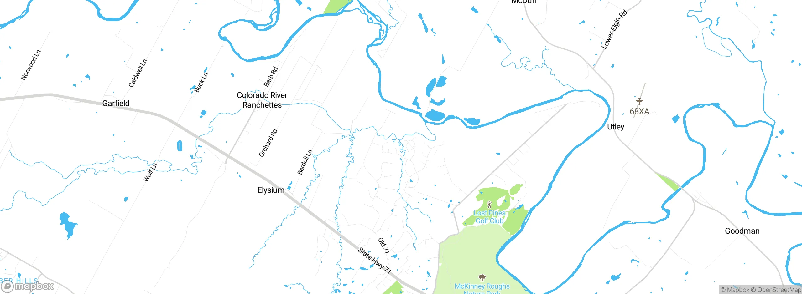 Map showing approximate location