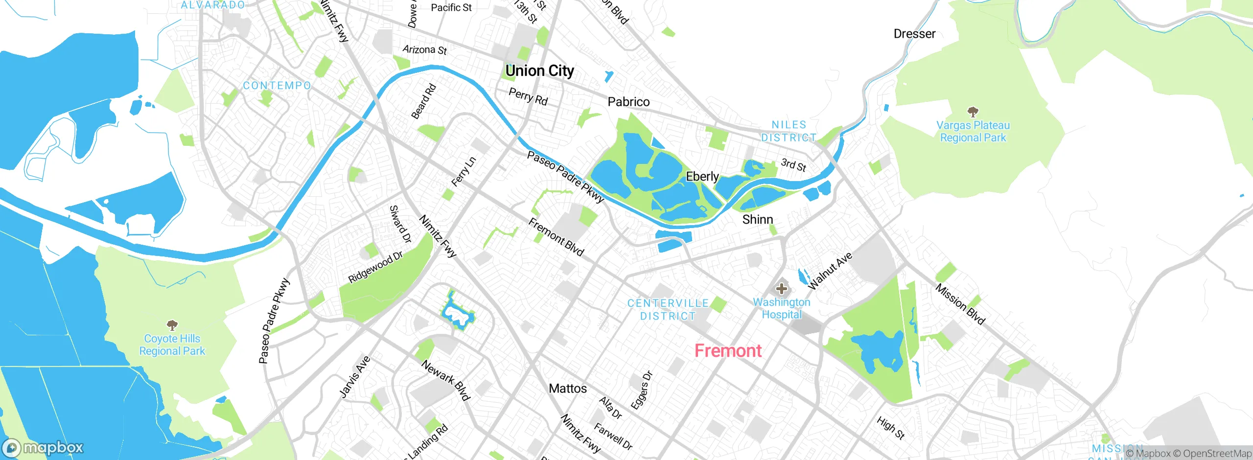 Map showing approximate location