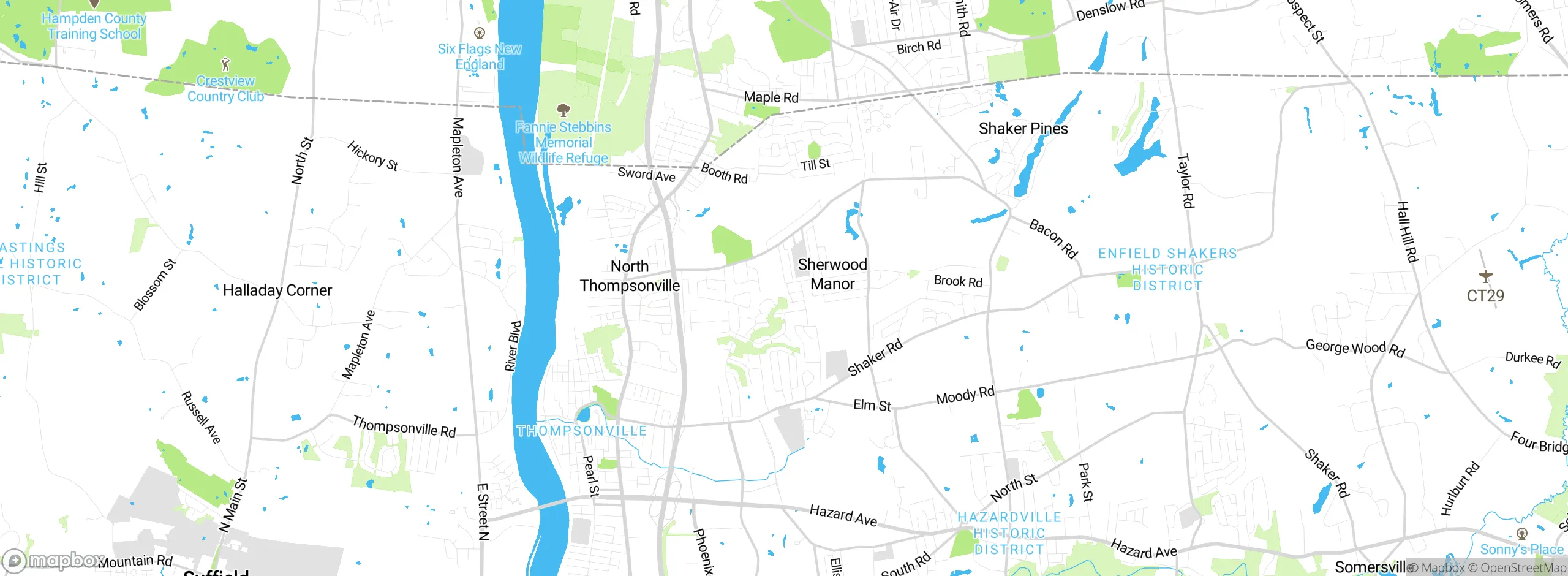 Map showing approximate location