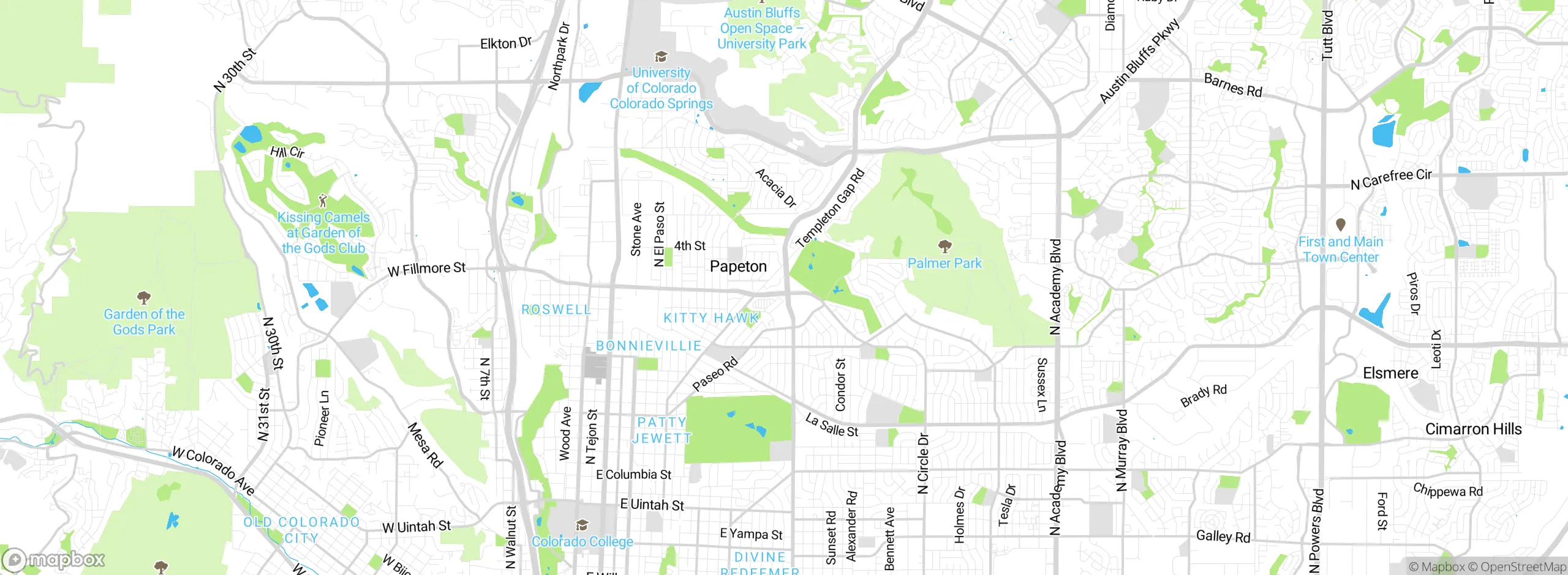 Map showing approximate location