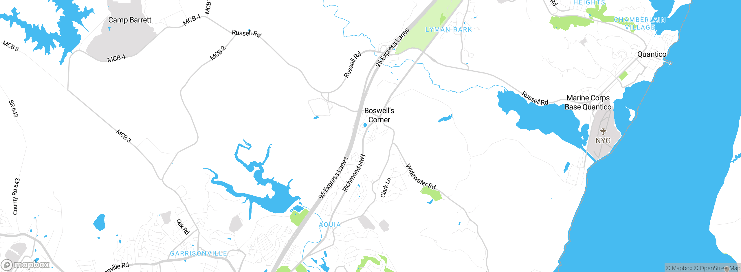 Map showing approximate location