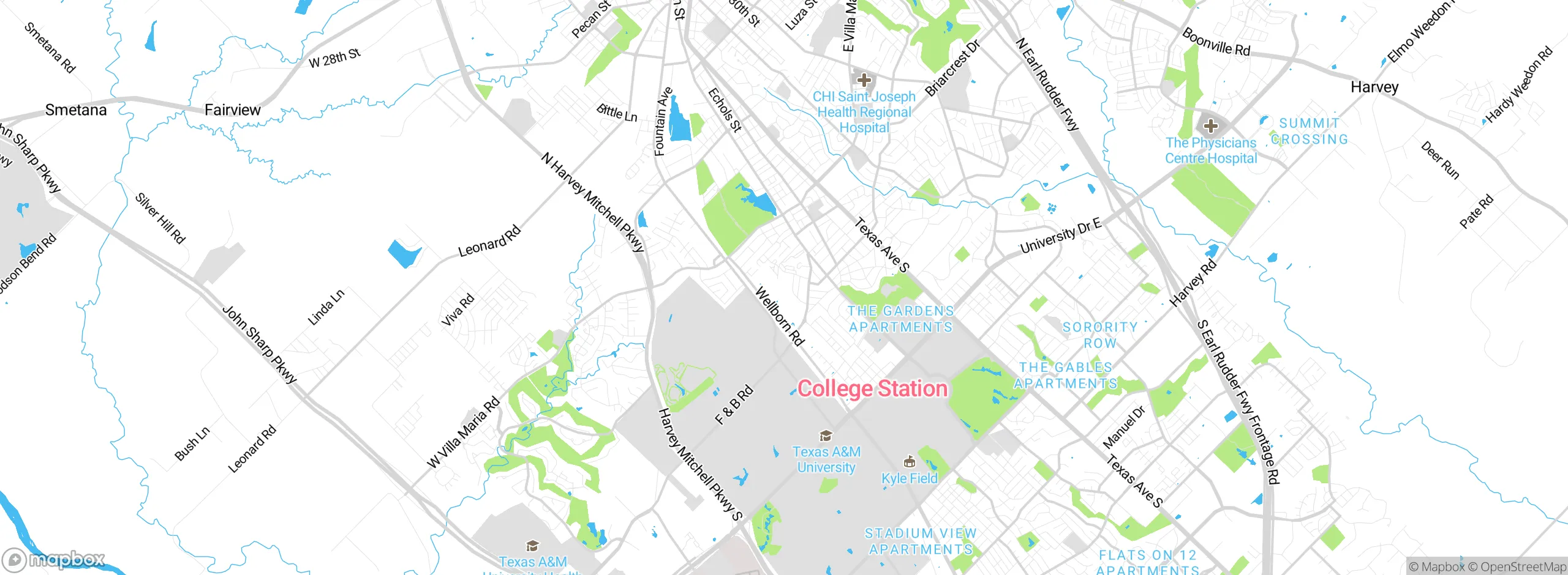 Map showing approximate location