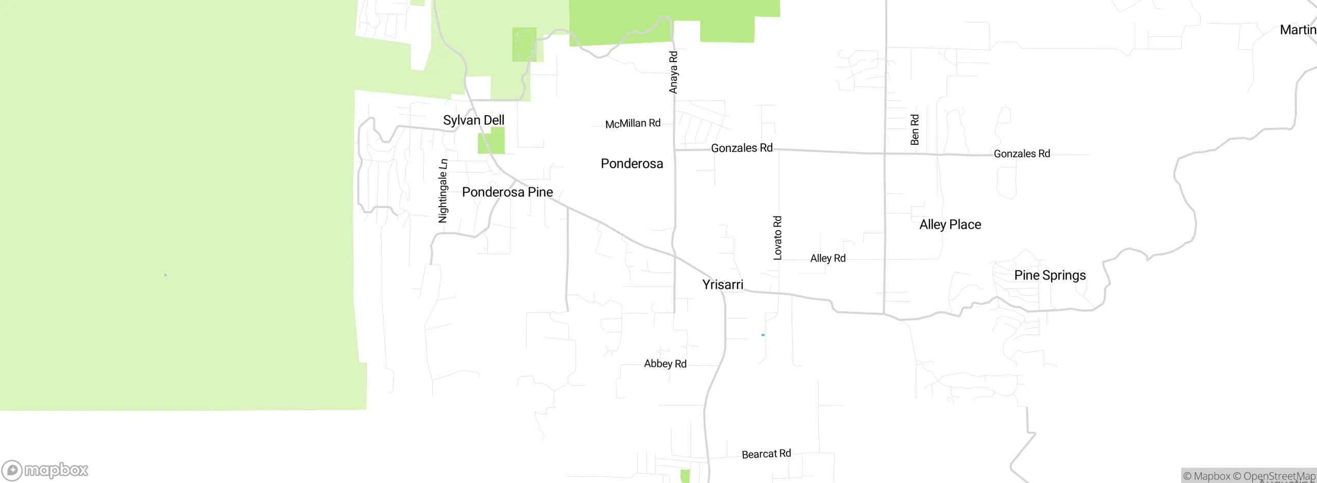 Map showing approximate location