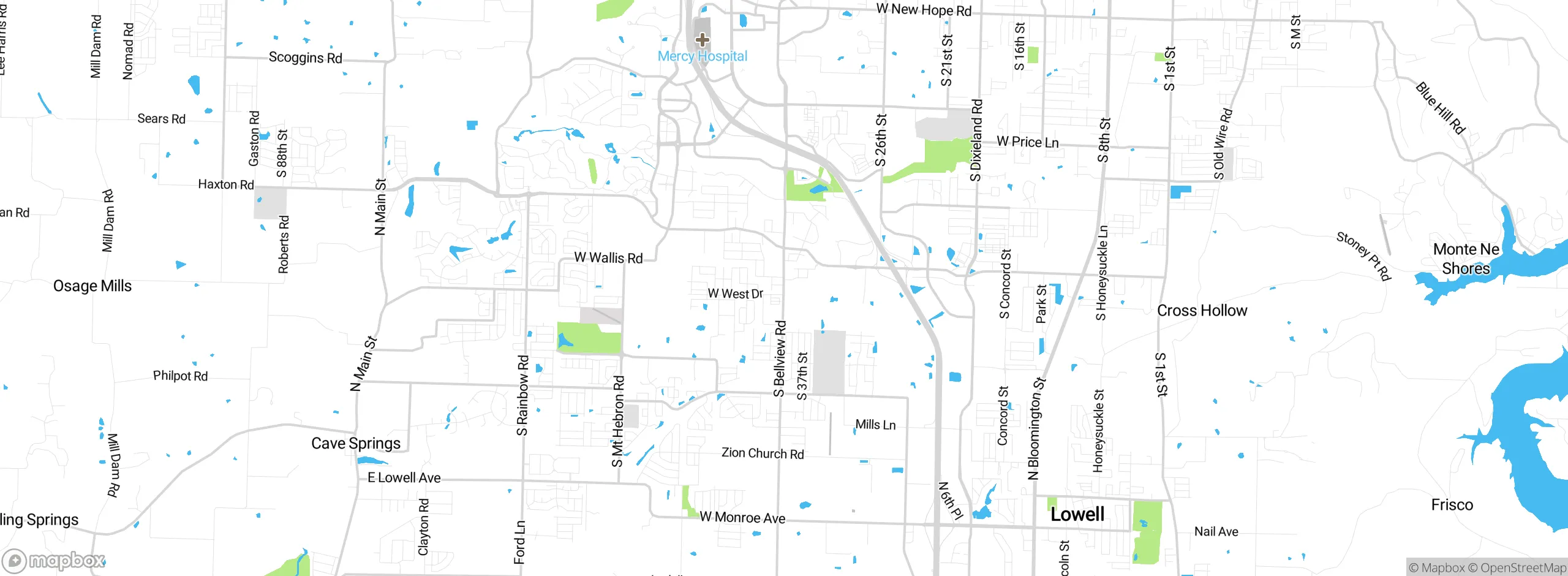 Map showing approximate location