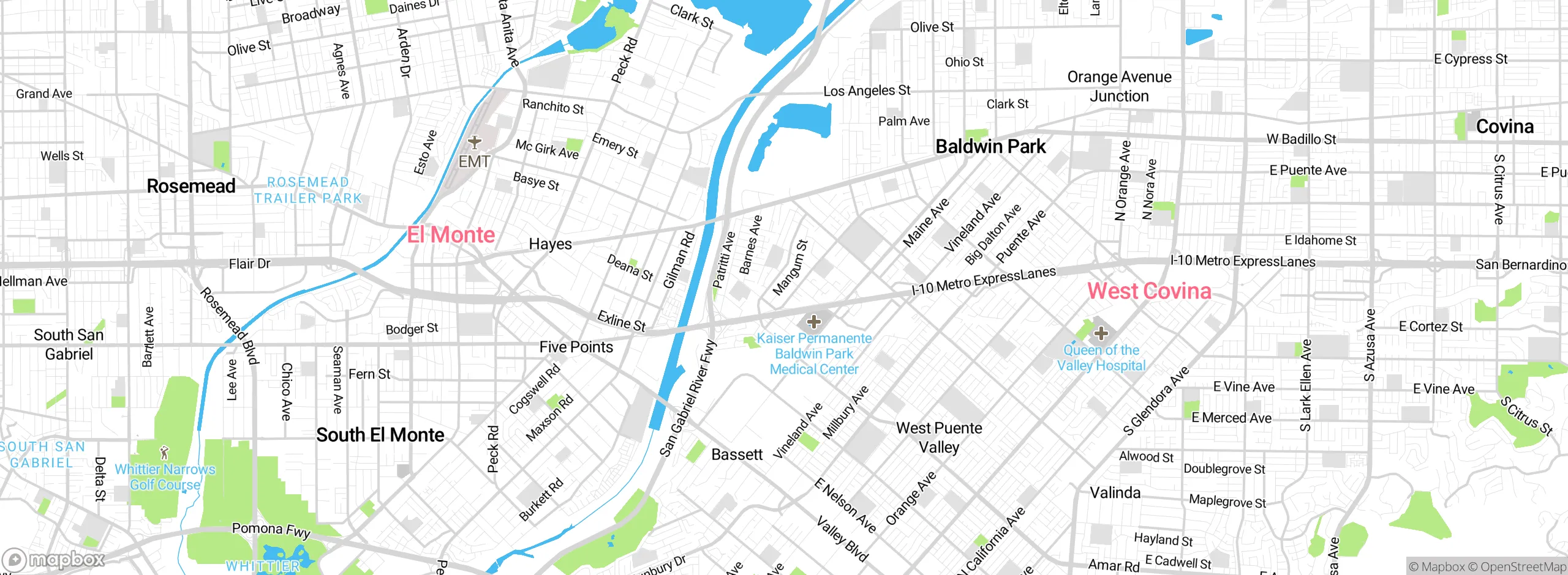 Map showing approximate location