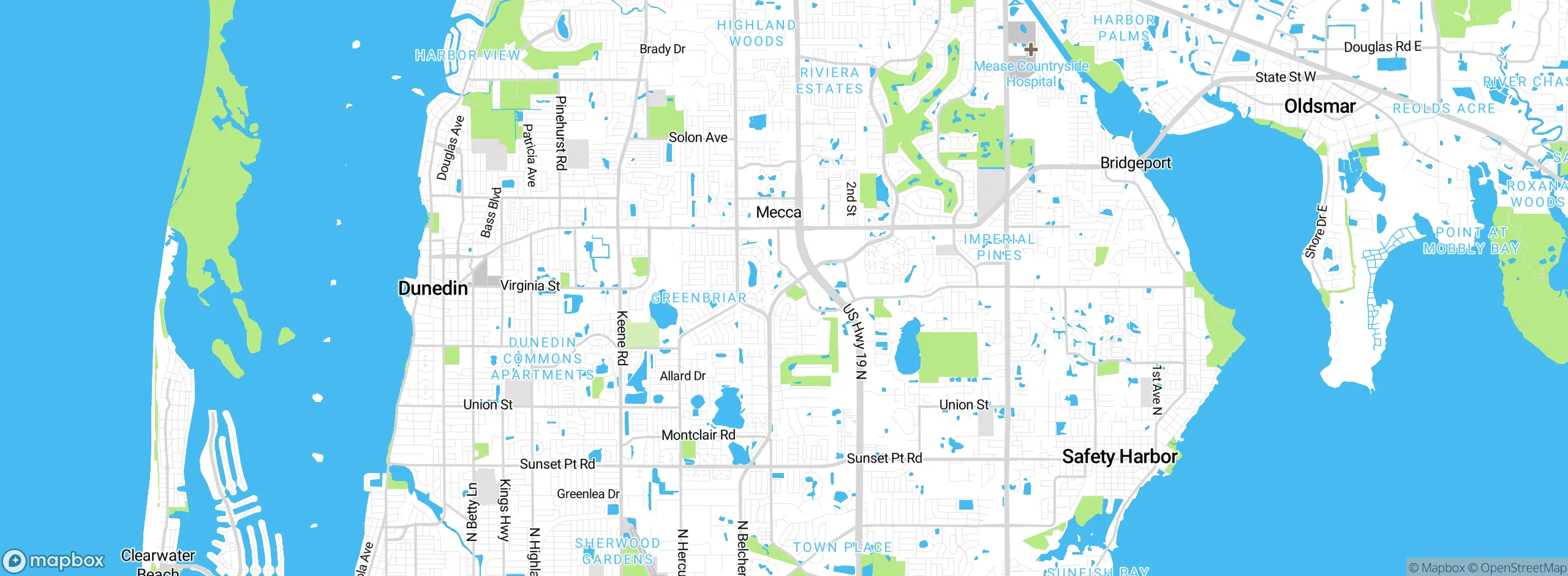 Map showing approximate location