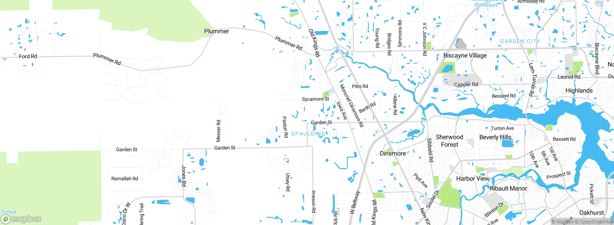 Map showing approximate location