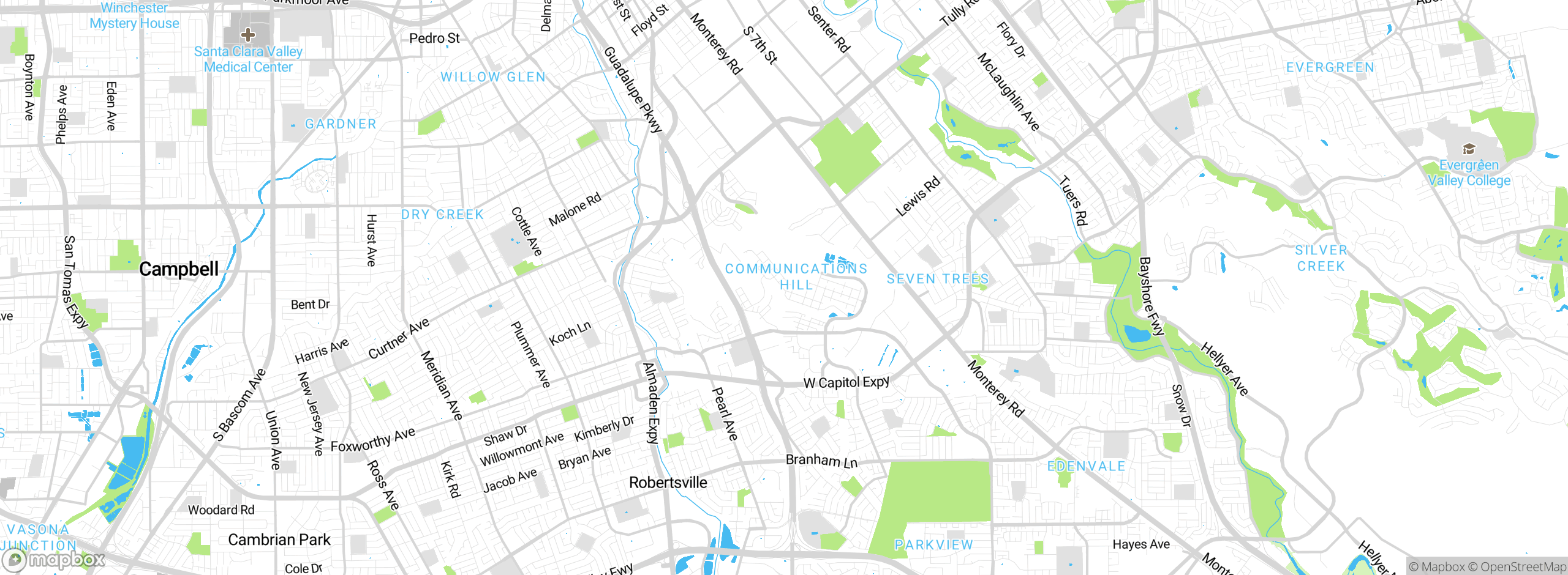 Map showing approximate location