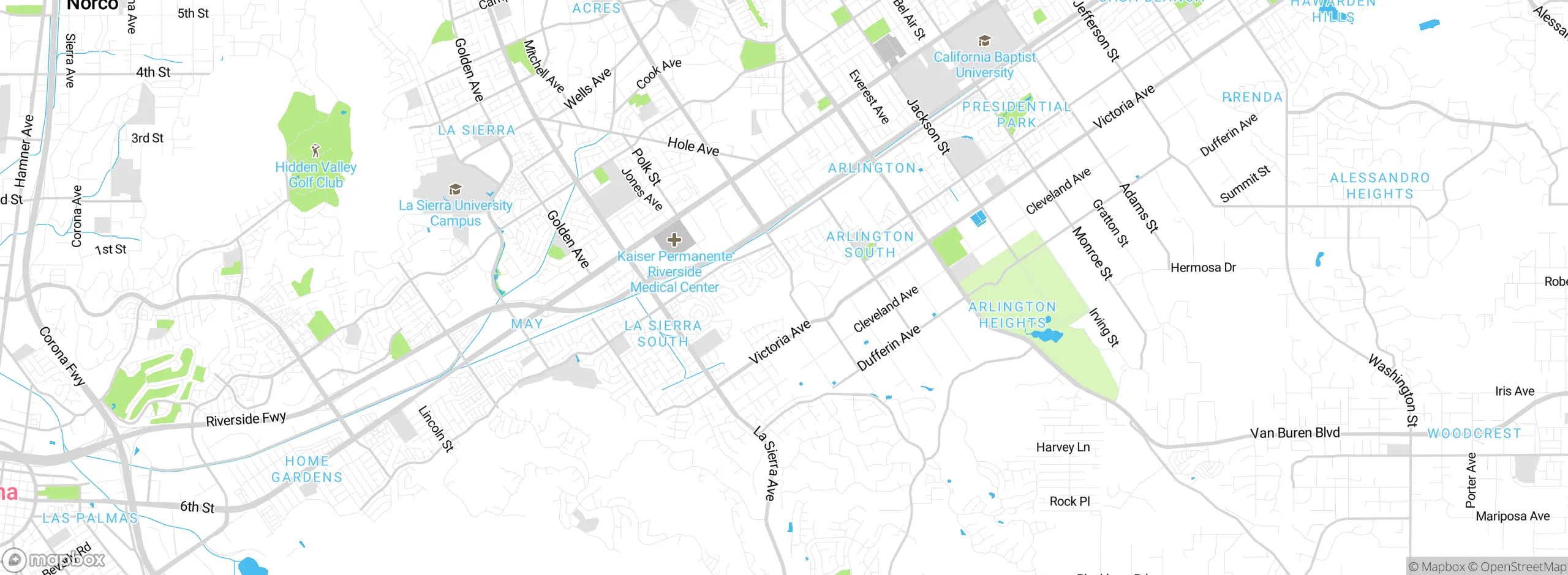 Map showing approximate location