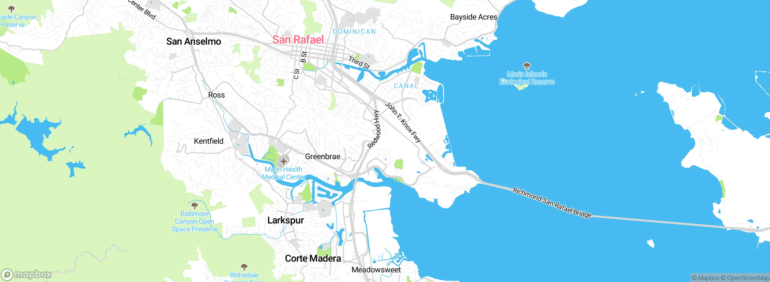 Map showing approximate location