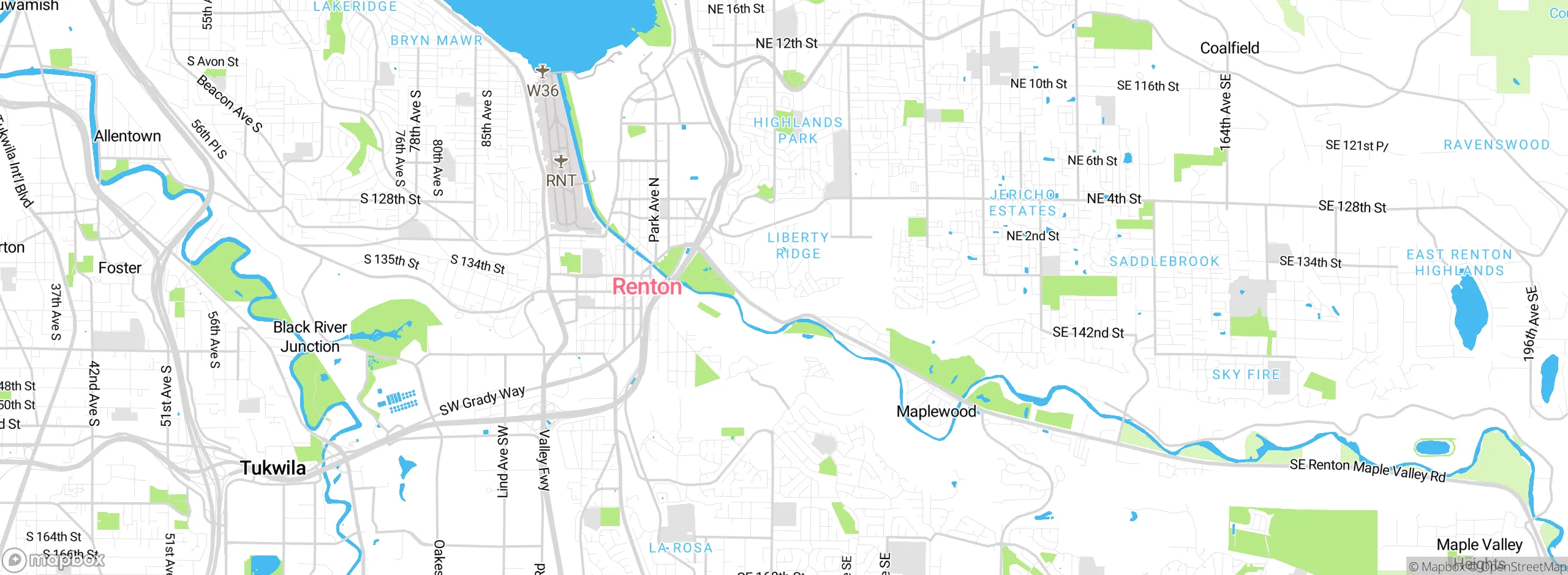 Map showing approximate location