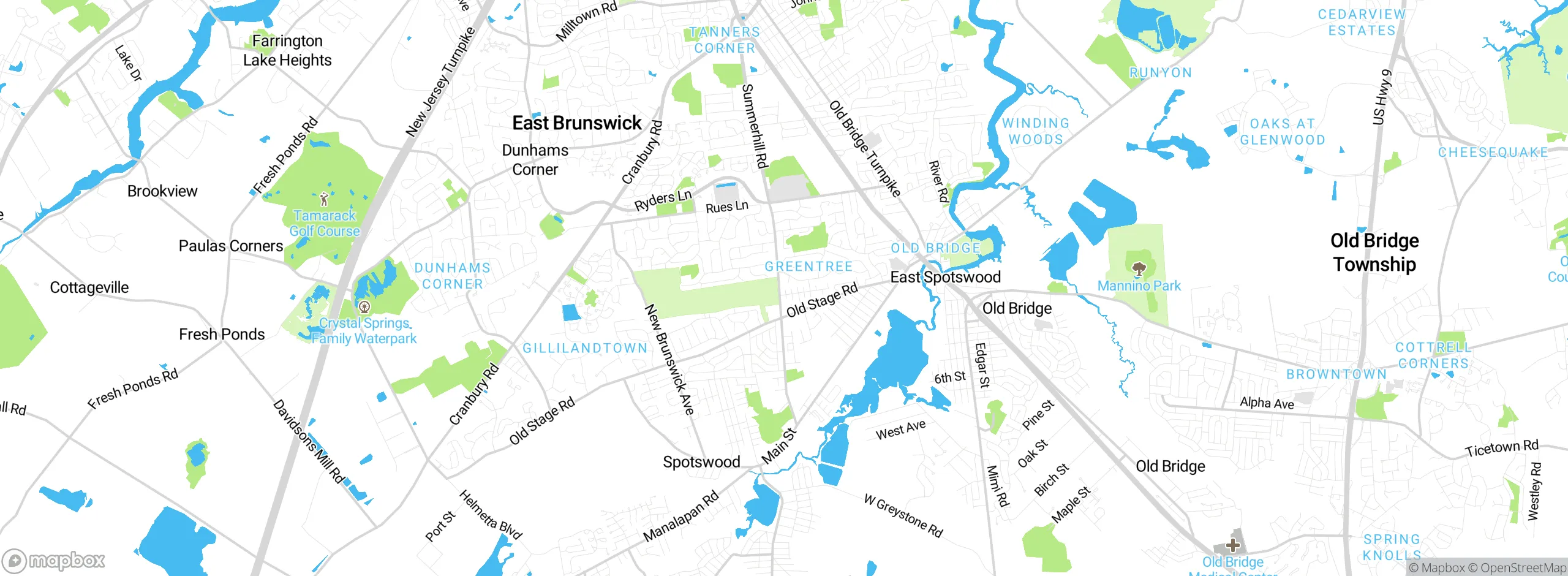 Map showing approximate location