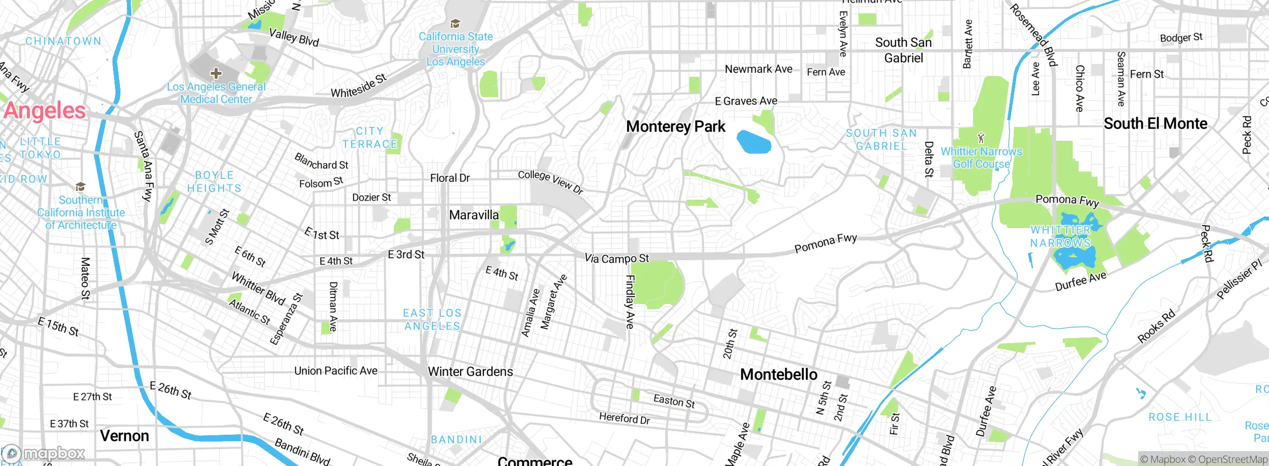Map showing approximate location