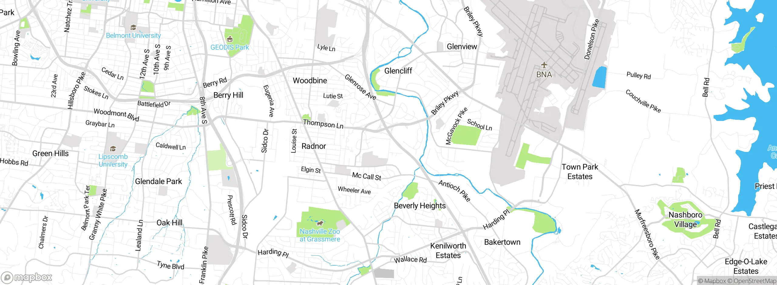 Map showing approximate location
