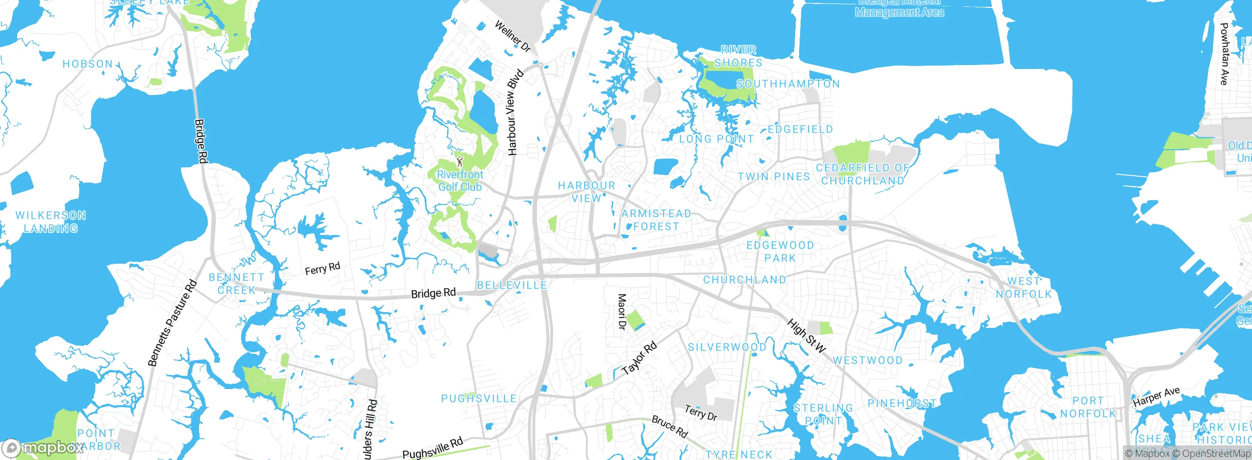 Map showing approximate location