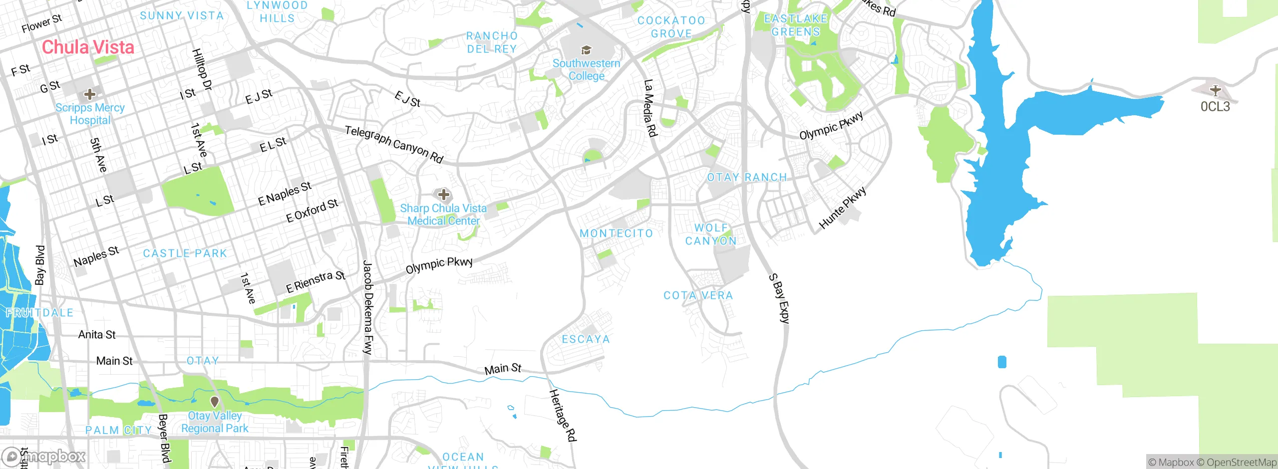 Map showing approximate location