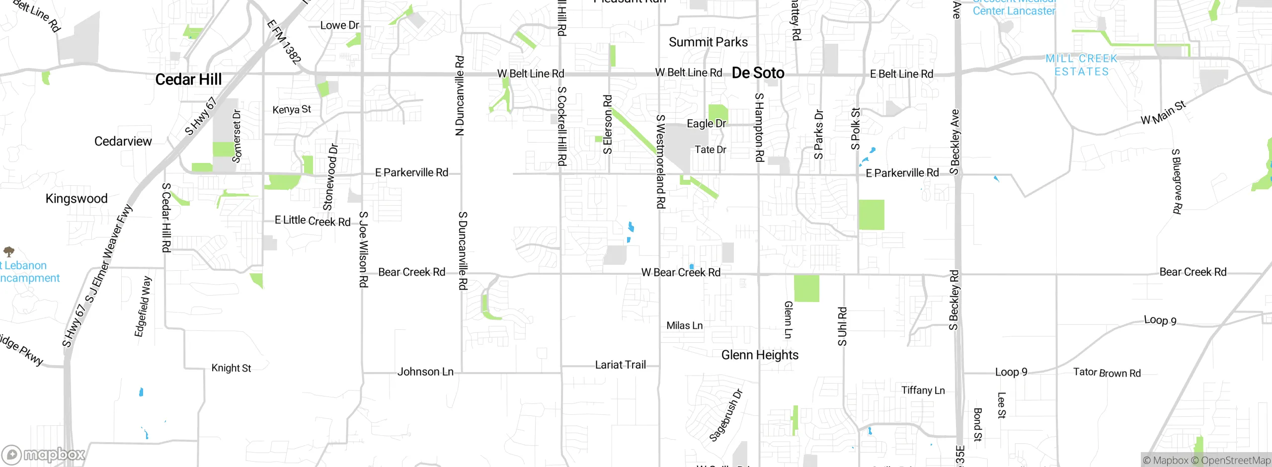 Map showing approximate location
