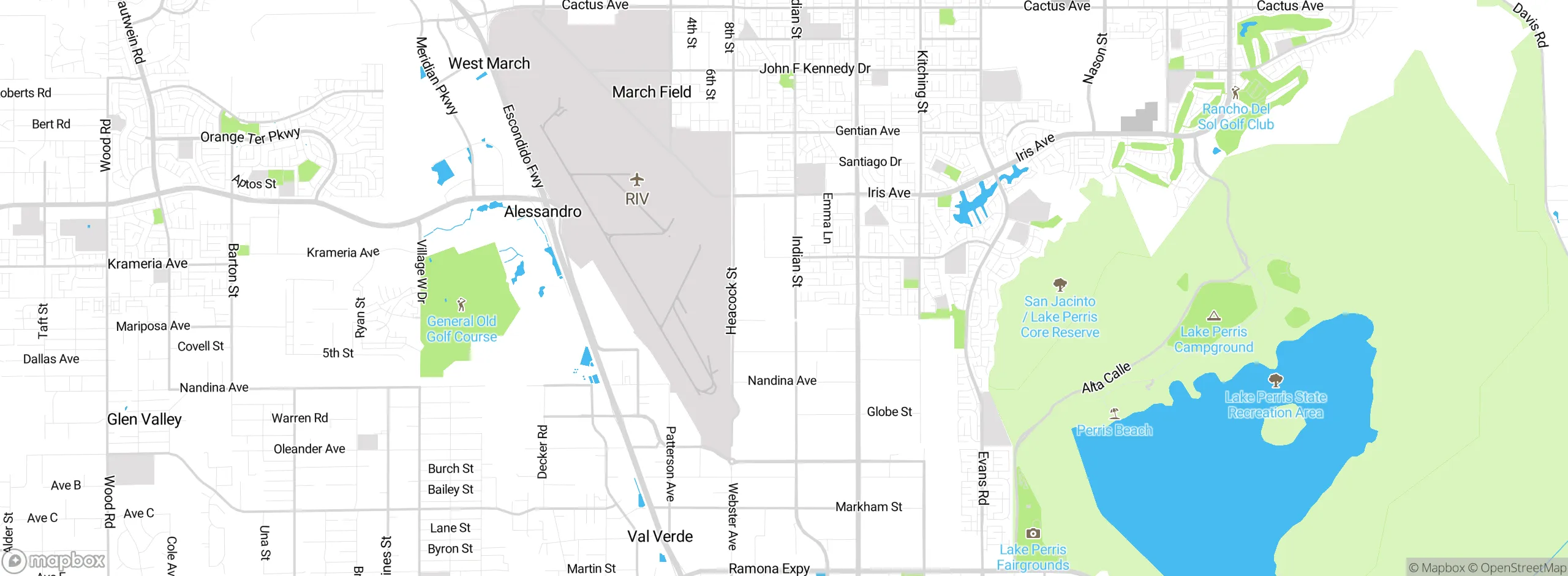 Map showing approximate location