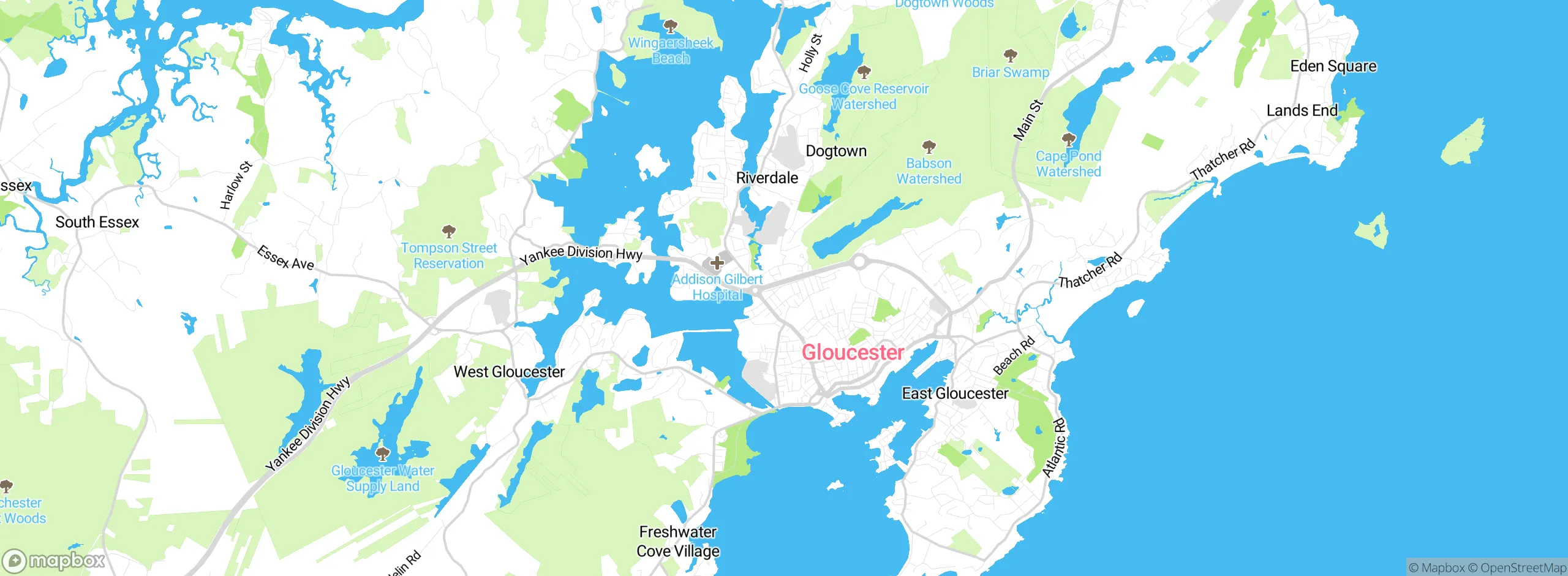 Map showing approximate location