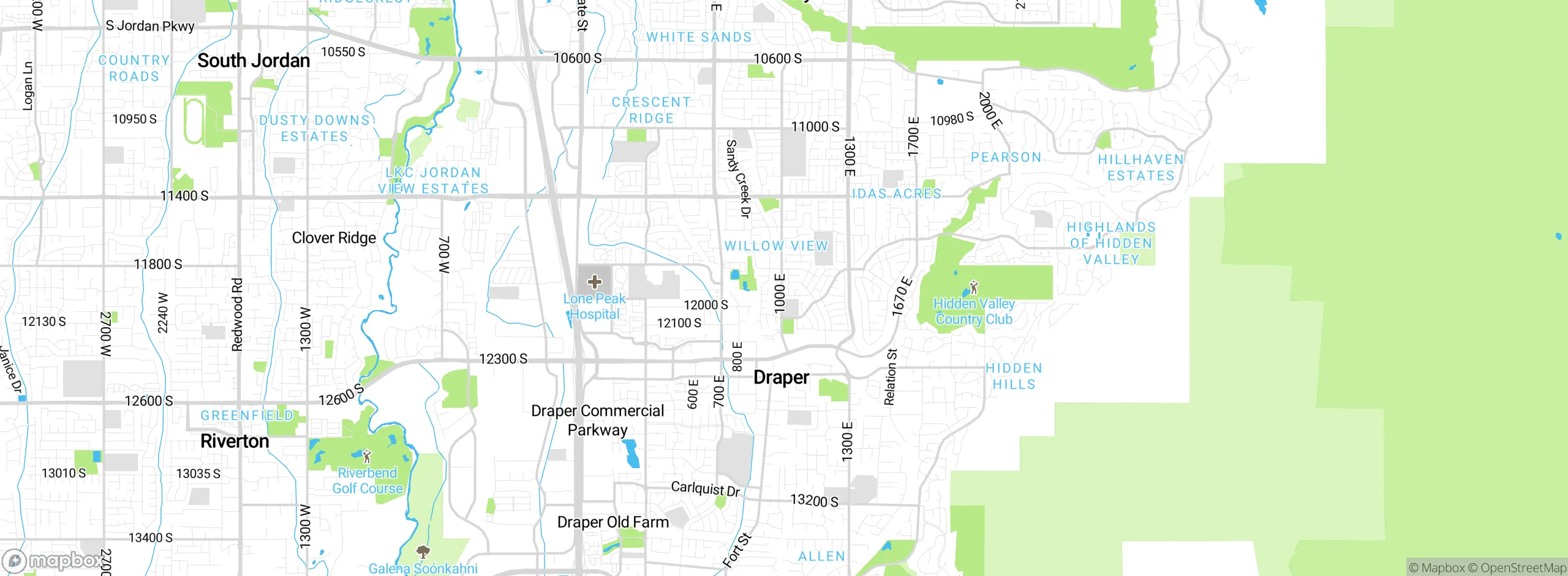 Map showing approximate location